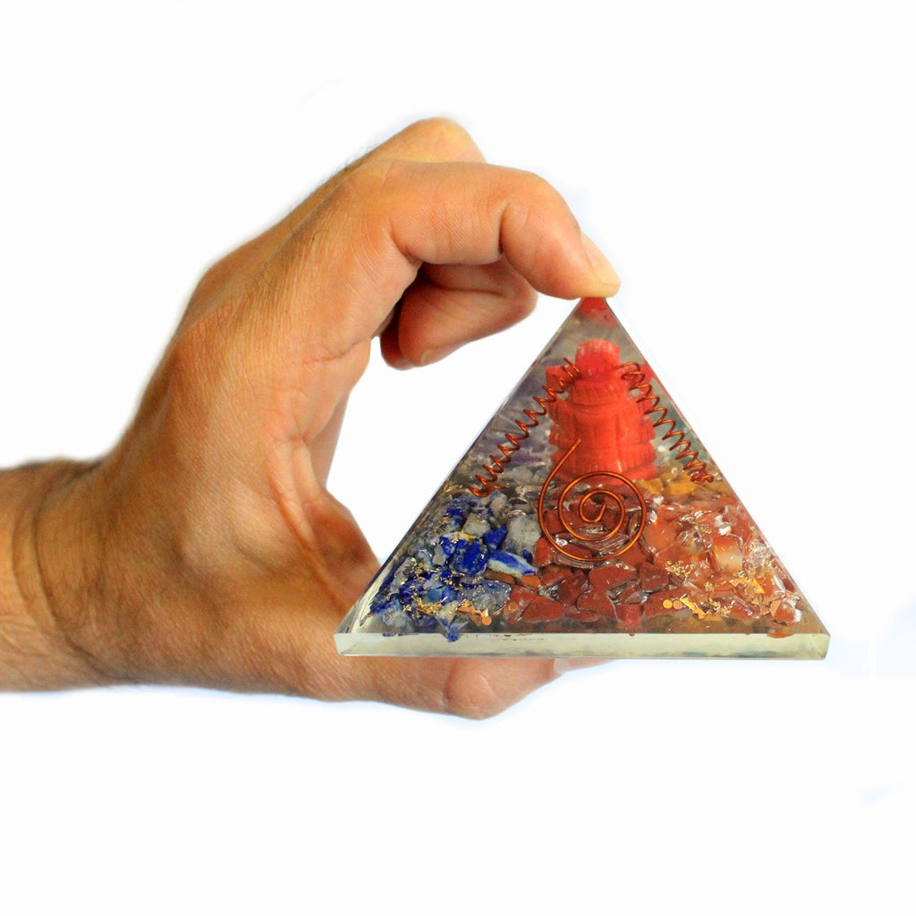 Piramide Orgonite 70mm Grande - Ganesh