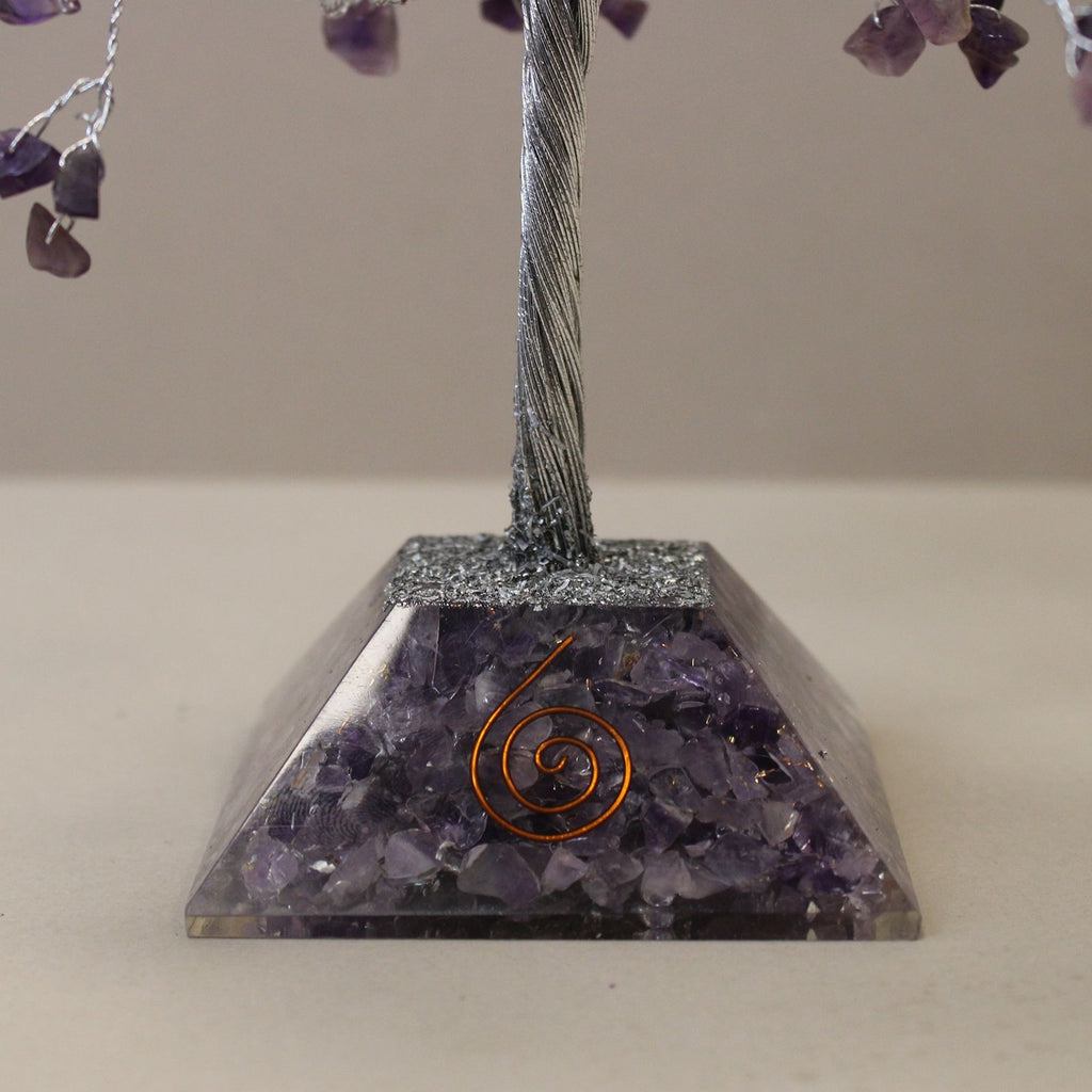 Albero di Pietre Preziose con Base in Orgonite 320 Pietre