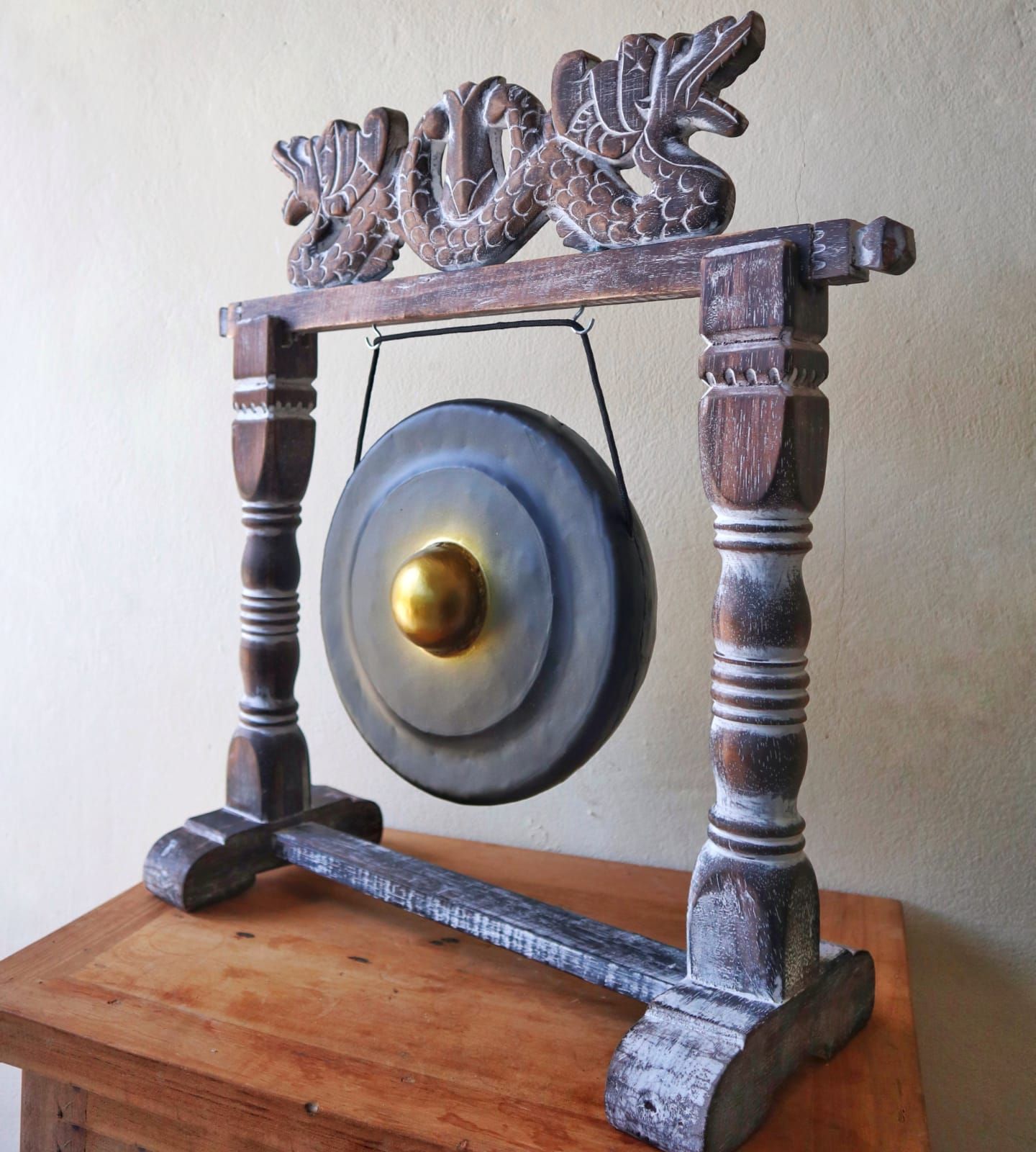 Gong Piccolo con Supporto 25cm - Nero