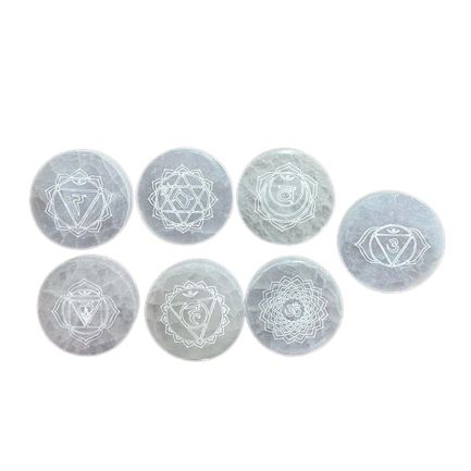 Set di 7 Piastre Caricatrici Chakra