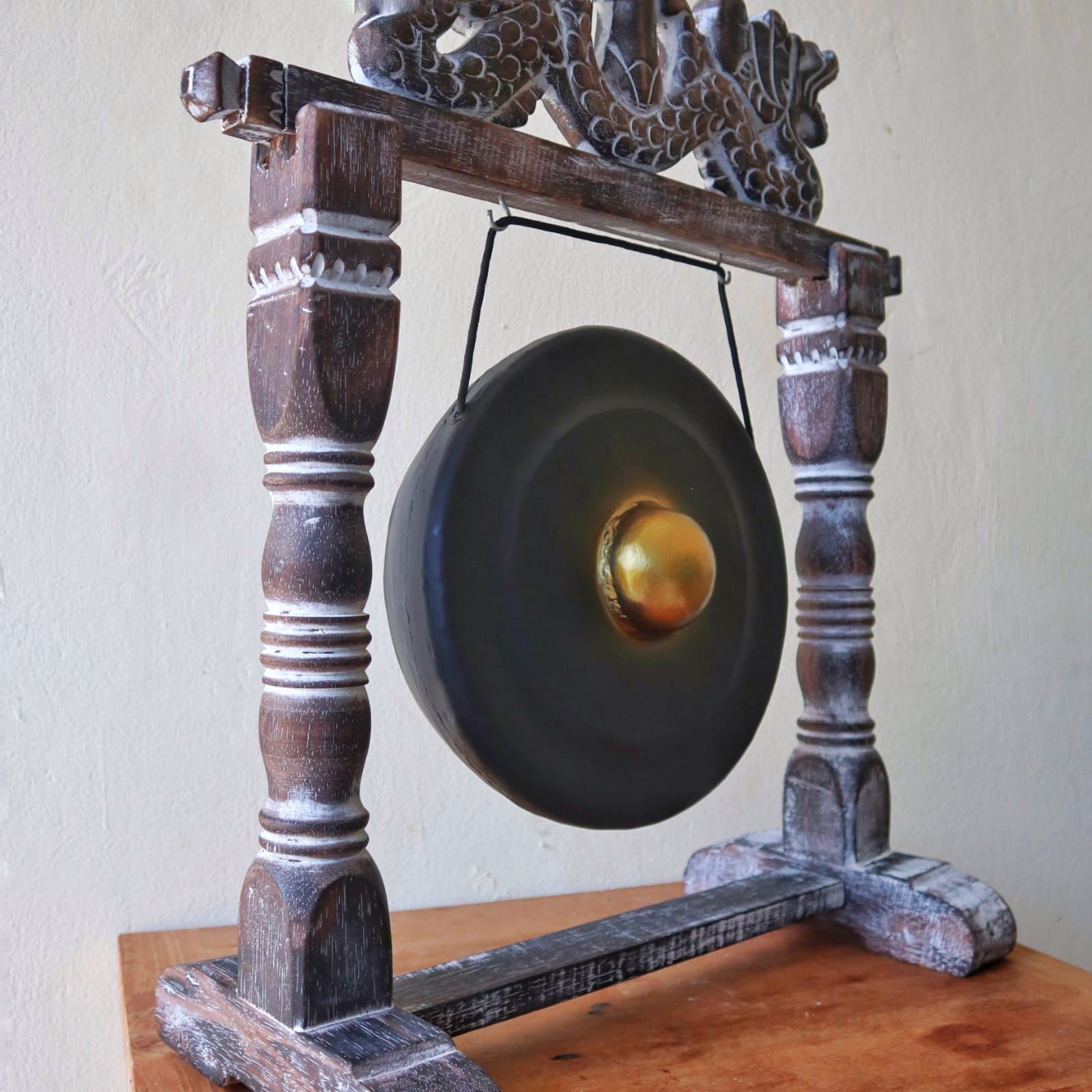 Gong Piccolo con Supporto 25cm - Nero