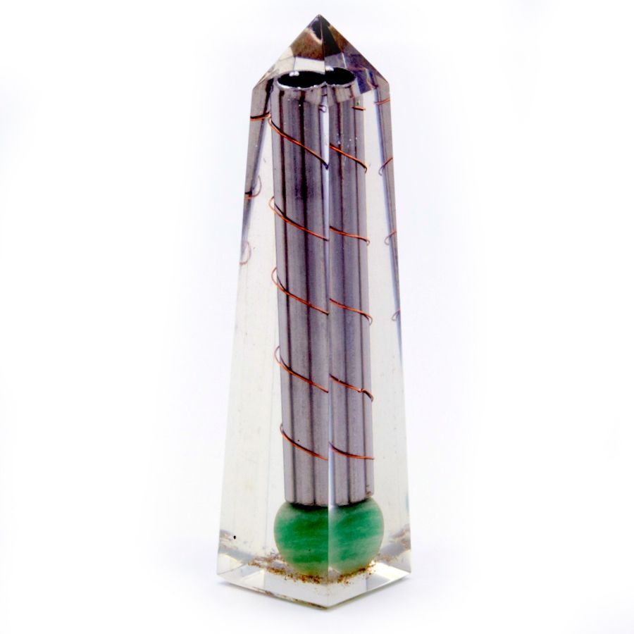 Obelisco Orgonite Avventurina Verde 11cm 1pezzo