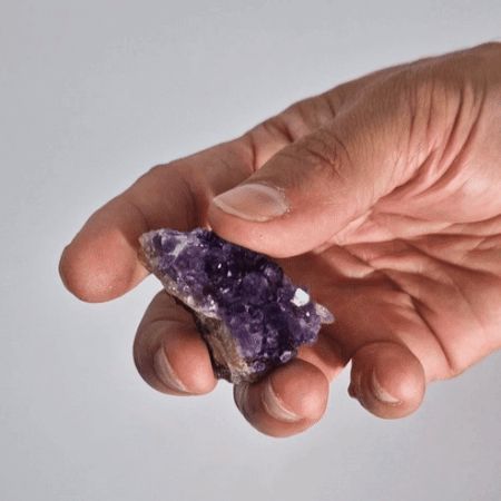 Piccolo Geode di Ametista Naturale Alta Qualità 3-8cm