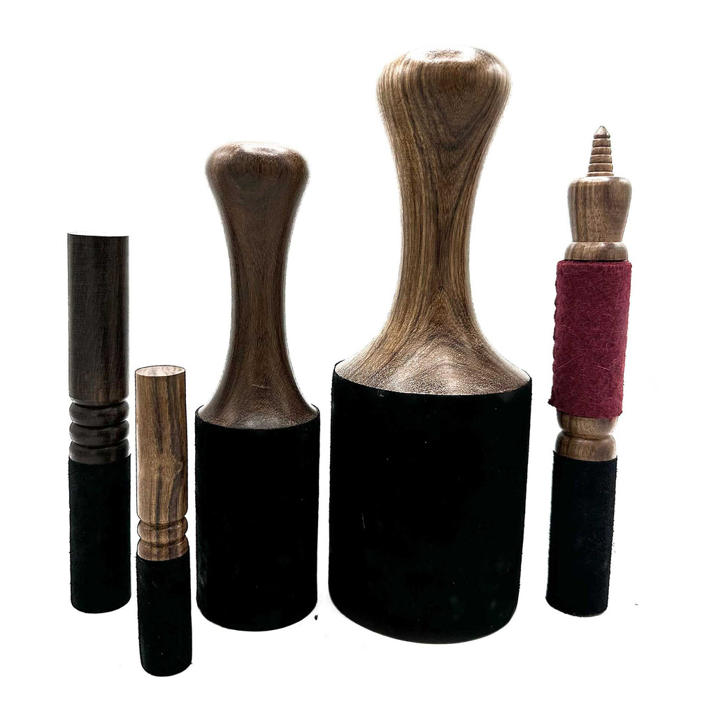 Bacchetta in legno 13cm con manico tubolare