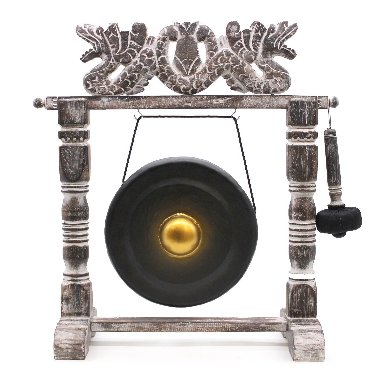 Gong Piccolo con Supporto 25cm - Nero