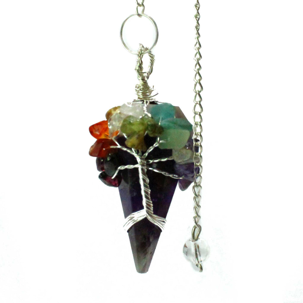 Pendolo Magico Chakra Ametista 1pezzo