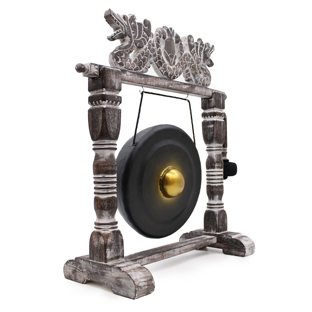 Gong Piccolo con Supporto 25cm - Nero