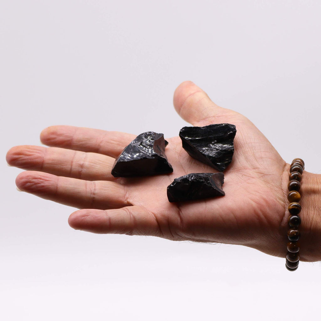 Cristalli Grezzi 500g - Ossidiana Nera