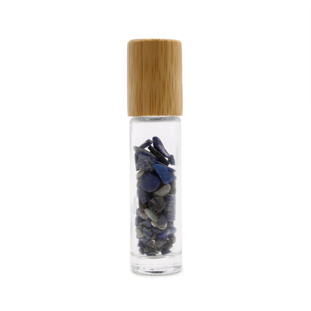 Roller Olio con Sodalite con Tappo in Legno