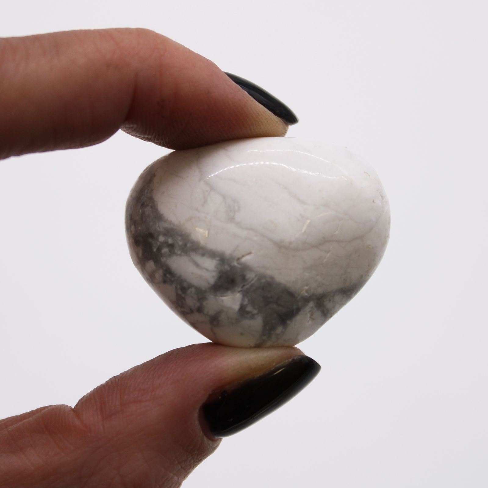 Pietre Burattate Medie Africane - Howlite Bianca 12pezzi