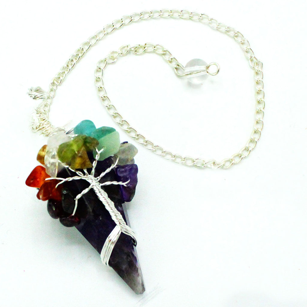 Pendolo Magico Chakra Ametista 1pezzo