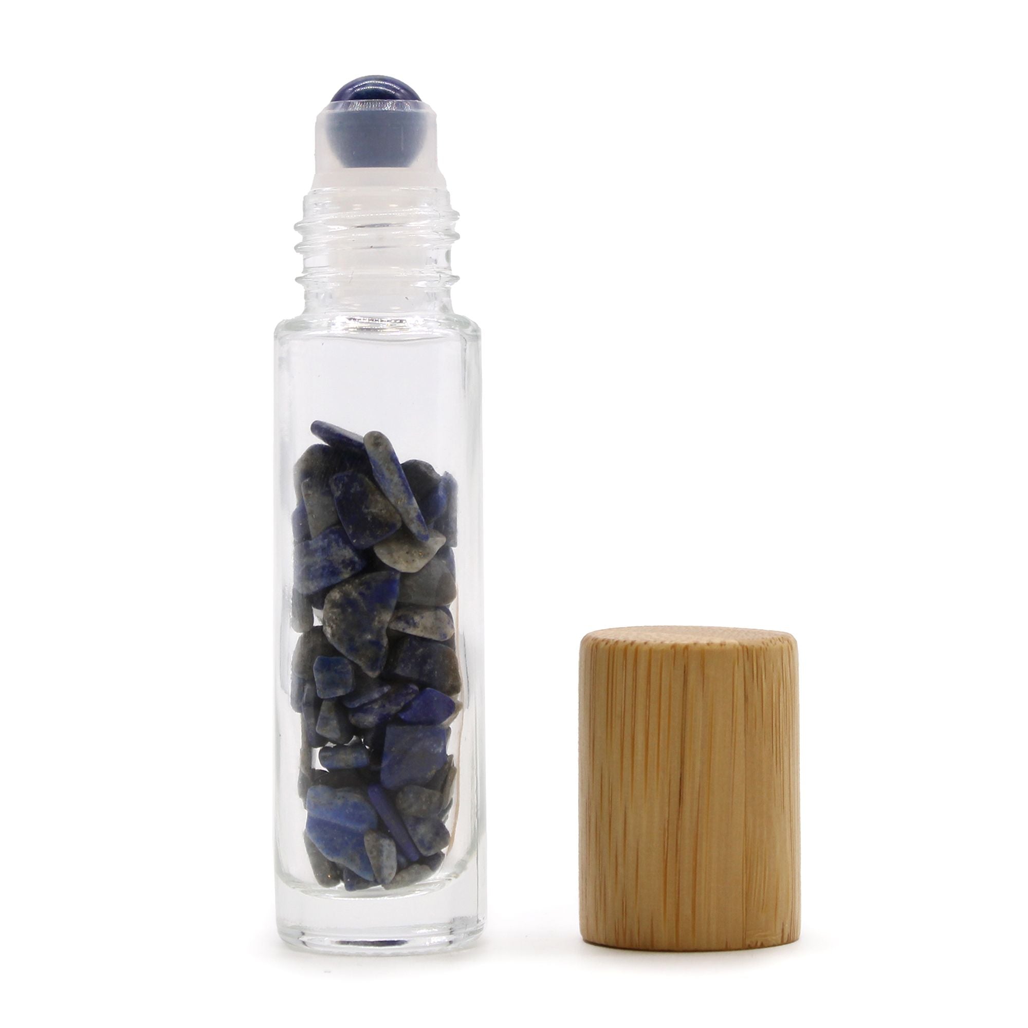 Roller Olio con Sodalite con Tappo in Legno