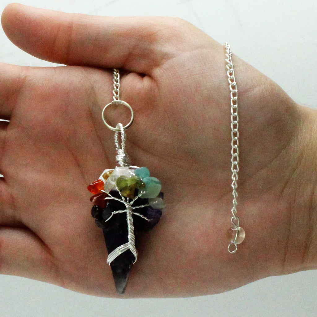 Pendolo Magico Chakra Ametista 1pezzo