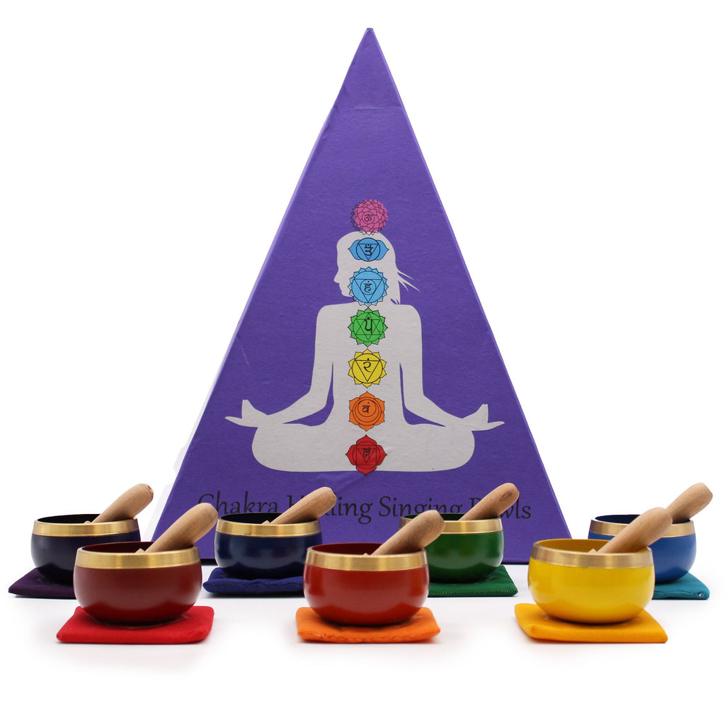 Set Regalo Campana Tibetana Piramide Chakra