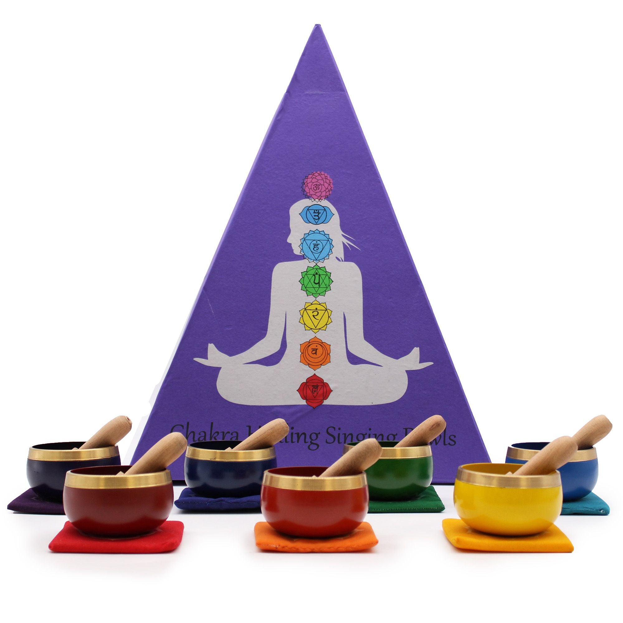 Set Regalo Campana Tibetana Piramide Chakra