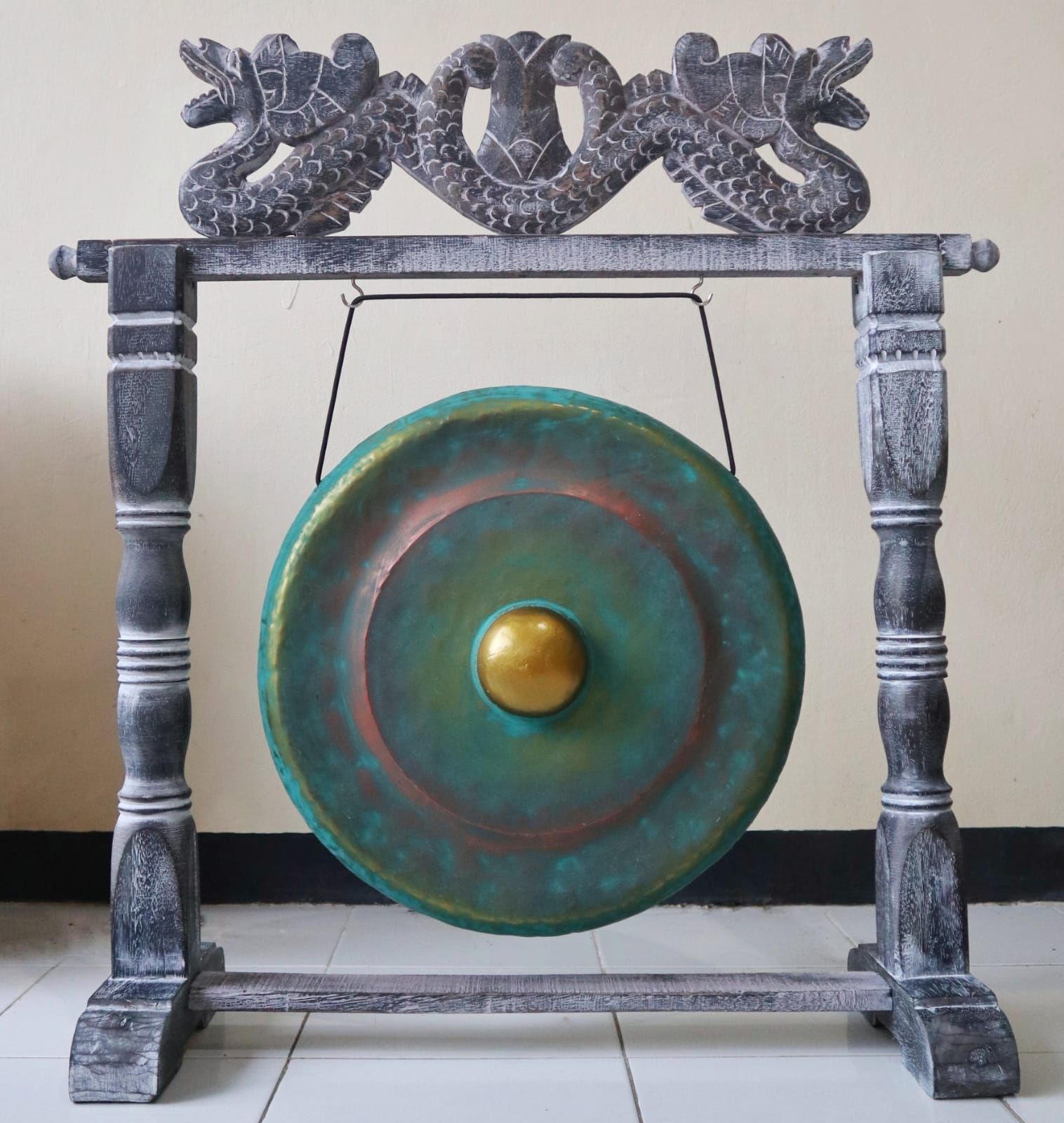 Gong Tibetano 25cm Piccolo - Verde Consapevolezza