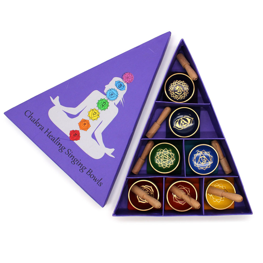 Set Regalo Campana Tibetana Piramide Chakra