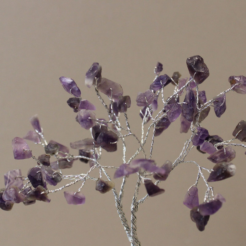 Albero di Pietre con Base Orgonite - Ametista 80 Pietre