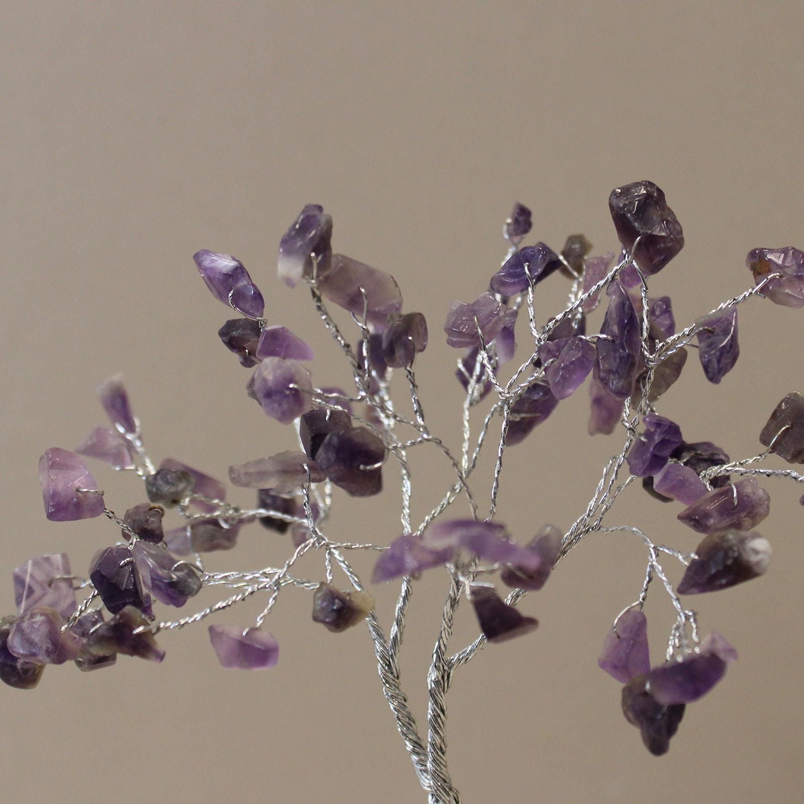 Albero di Pietre con Base Orgonite - Ametista 80 Pietre