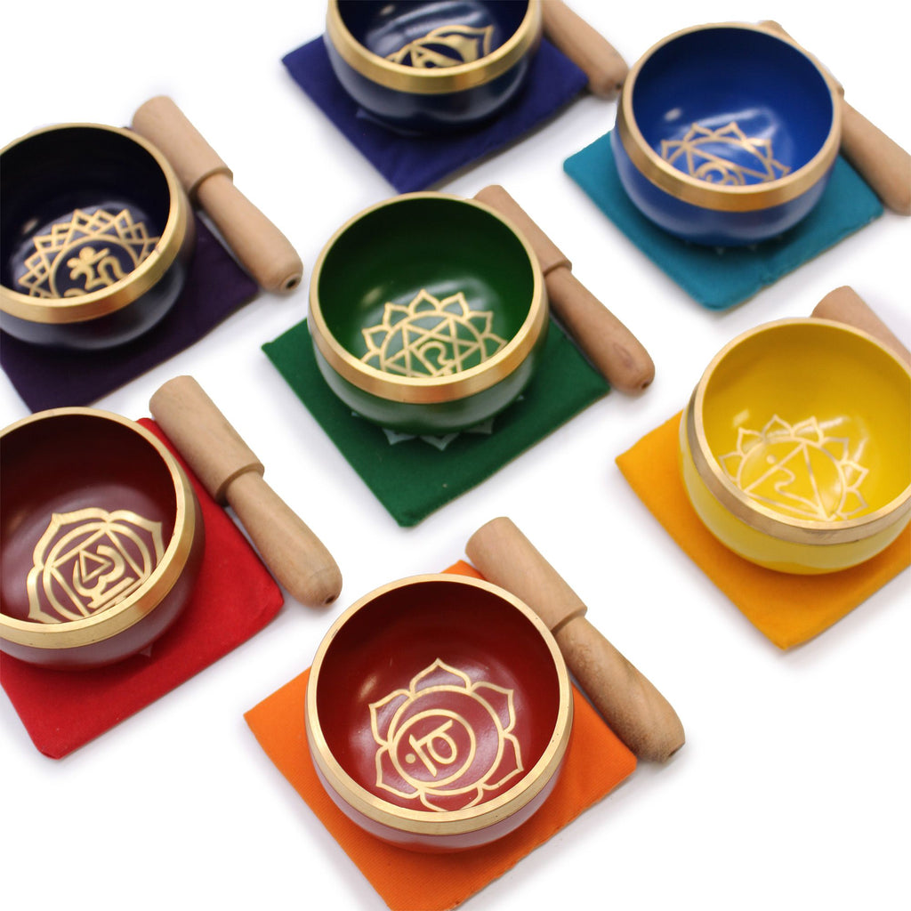 Set Regalo Campana Tibetana Piramide Chakra