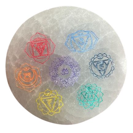 Piastrina di Ricarica 8cm - Design Chakra - colore