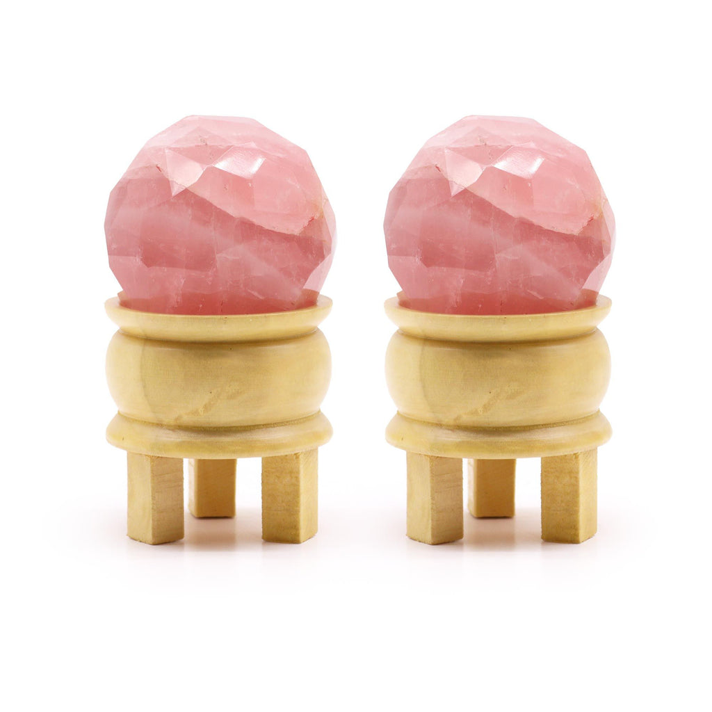 Sfera con Stand - Quarzo Rosa