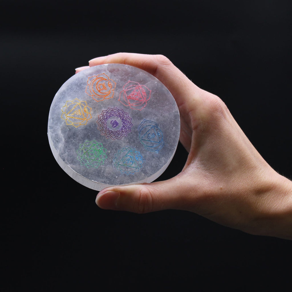 Piastrina di Ricarica 8cm - Design Chakra - colore