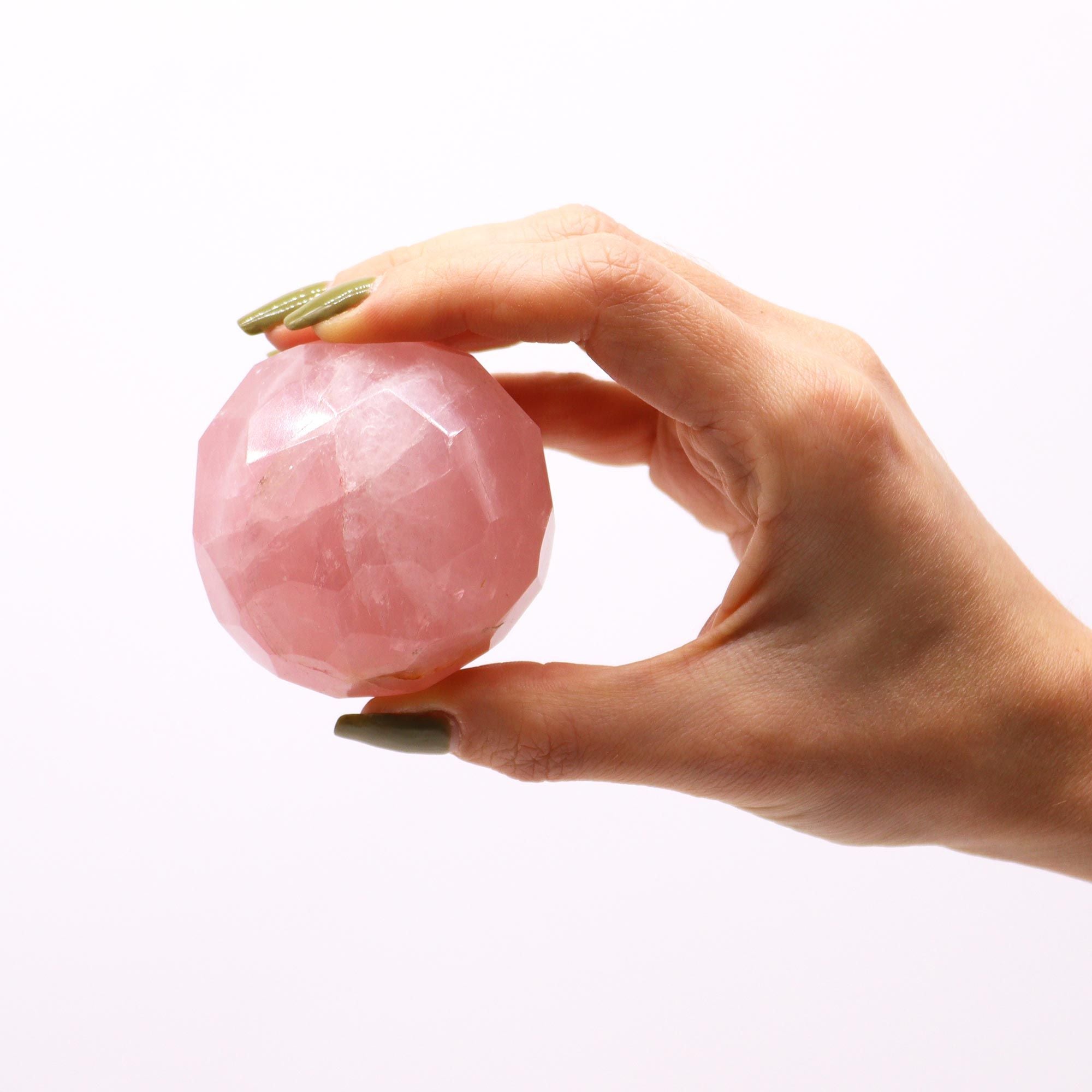 Sfera con Stand - Quarzo Rosa