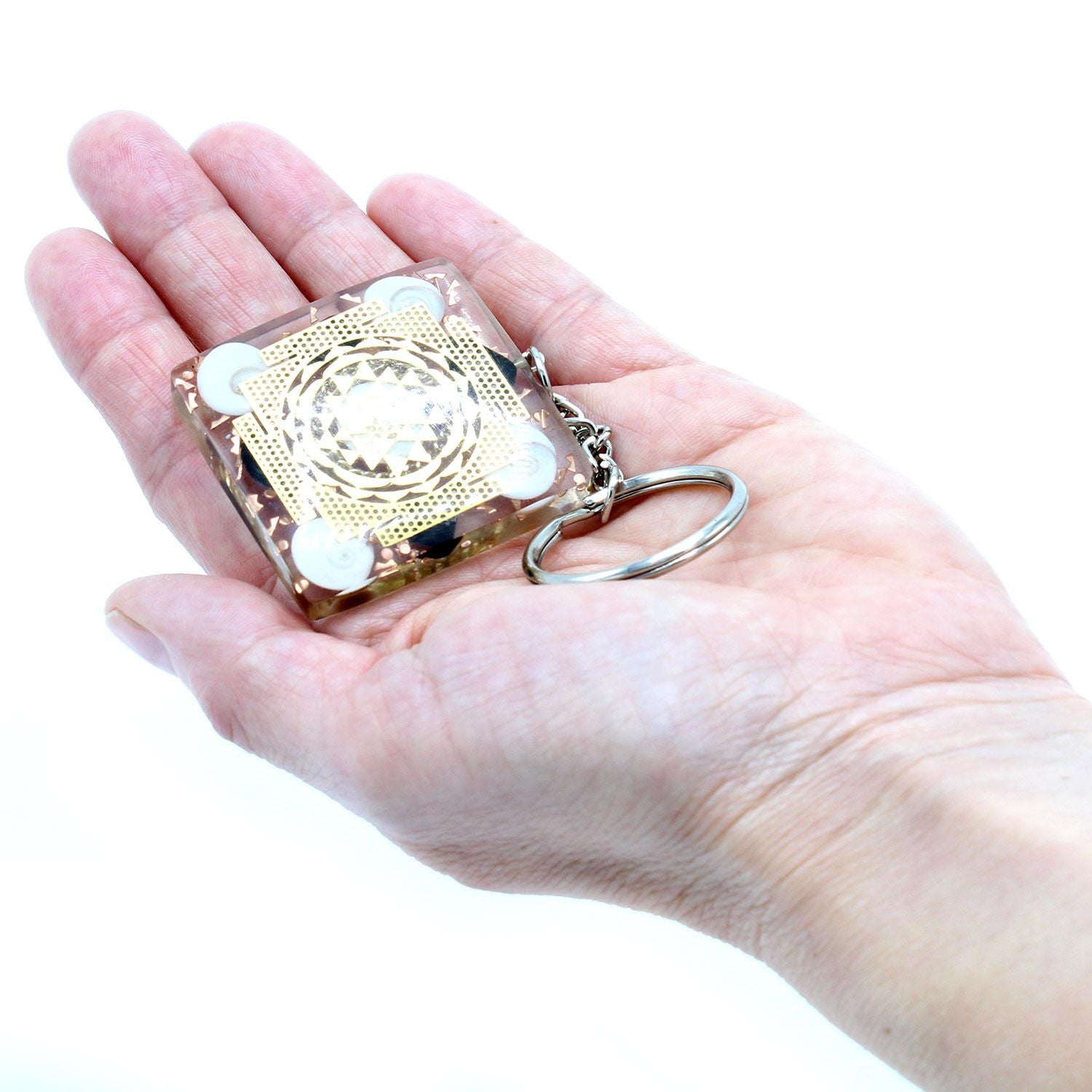 Portachiavi Orgonite Potere - Protezione Casa Tormalina