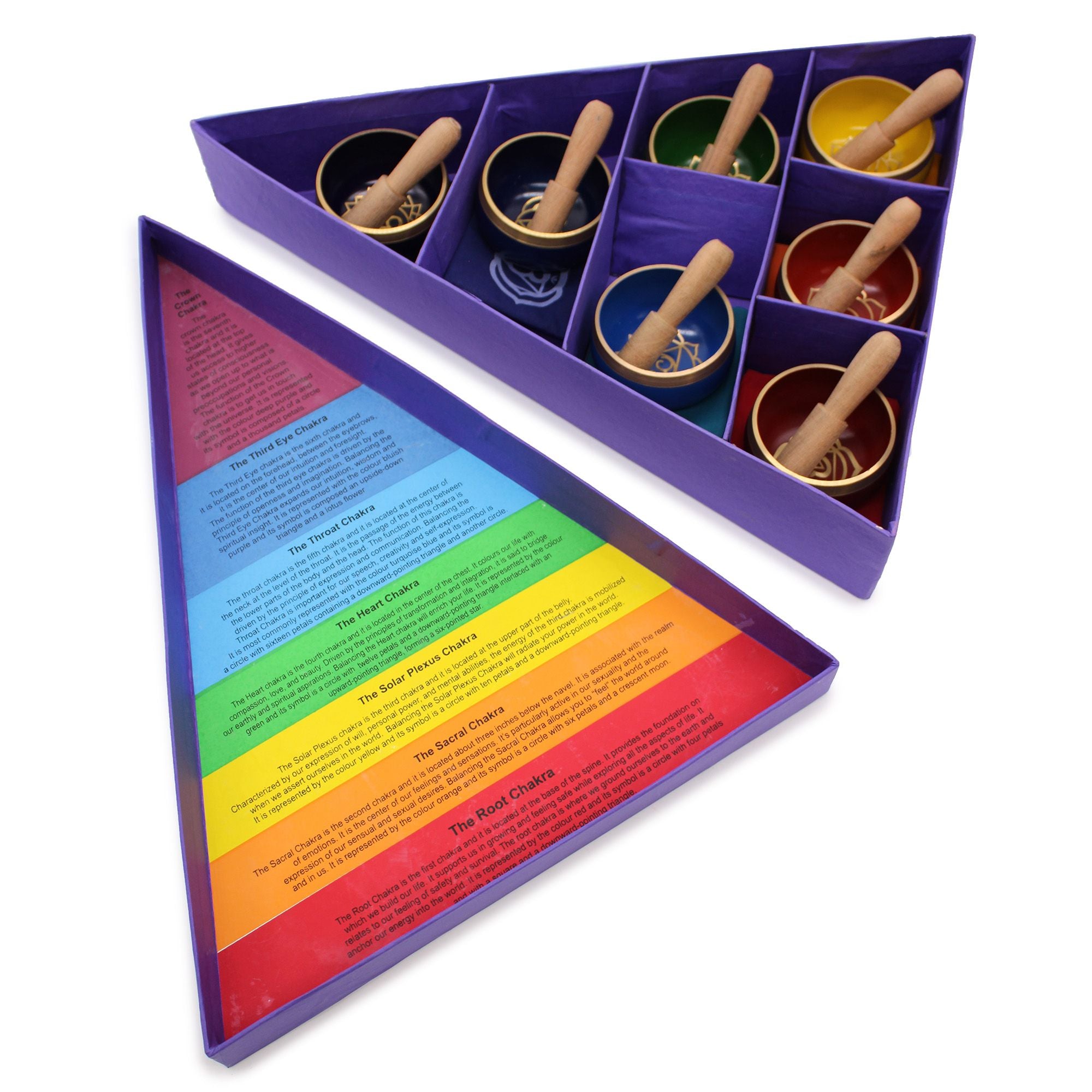 Set Regalo Campana Tibetana Piramide Chakra