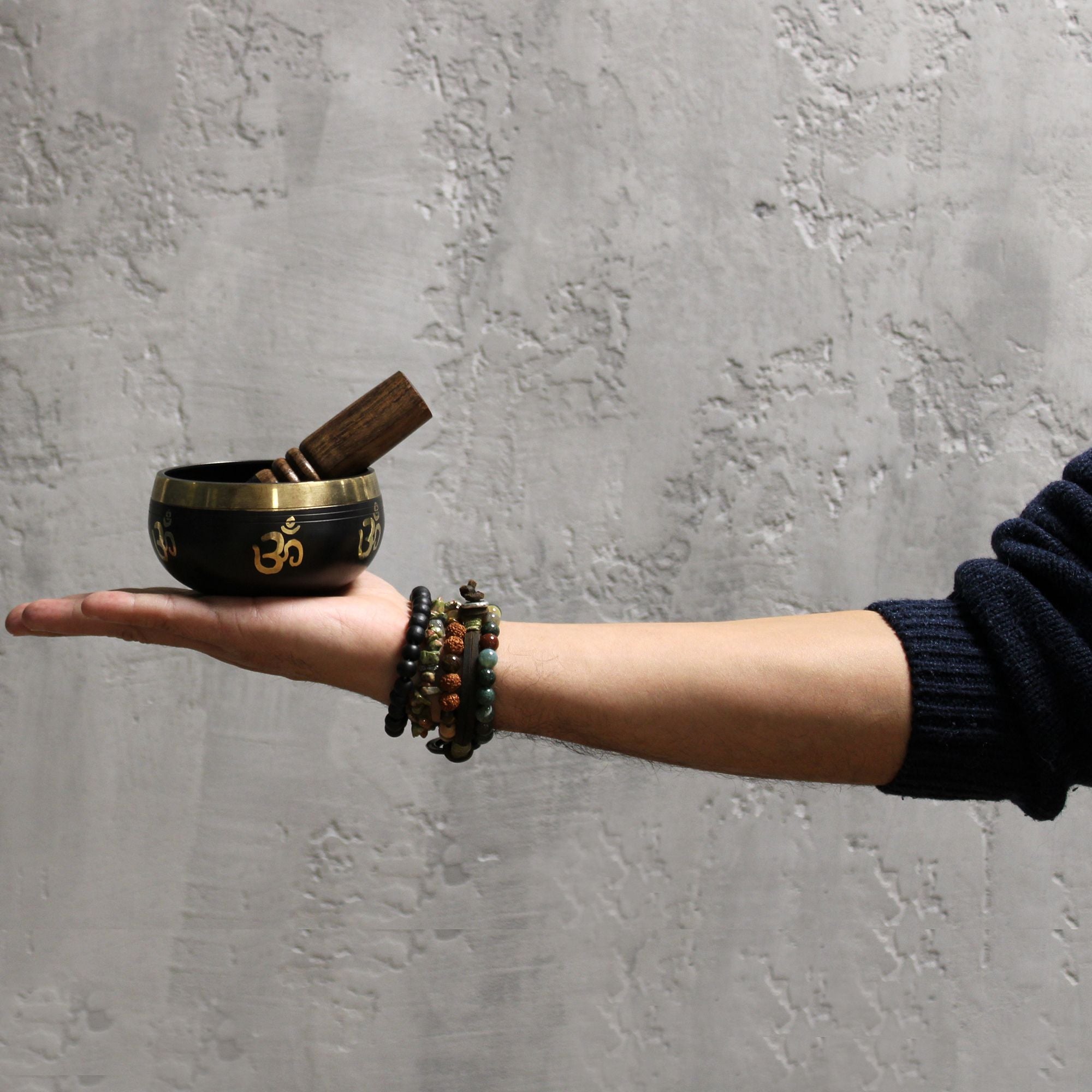 Set Campana Tibetana Yoga Om