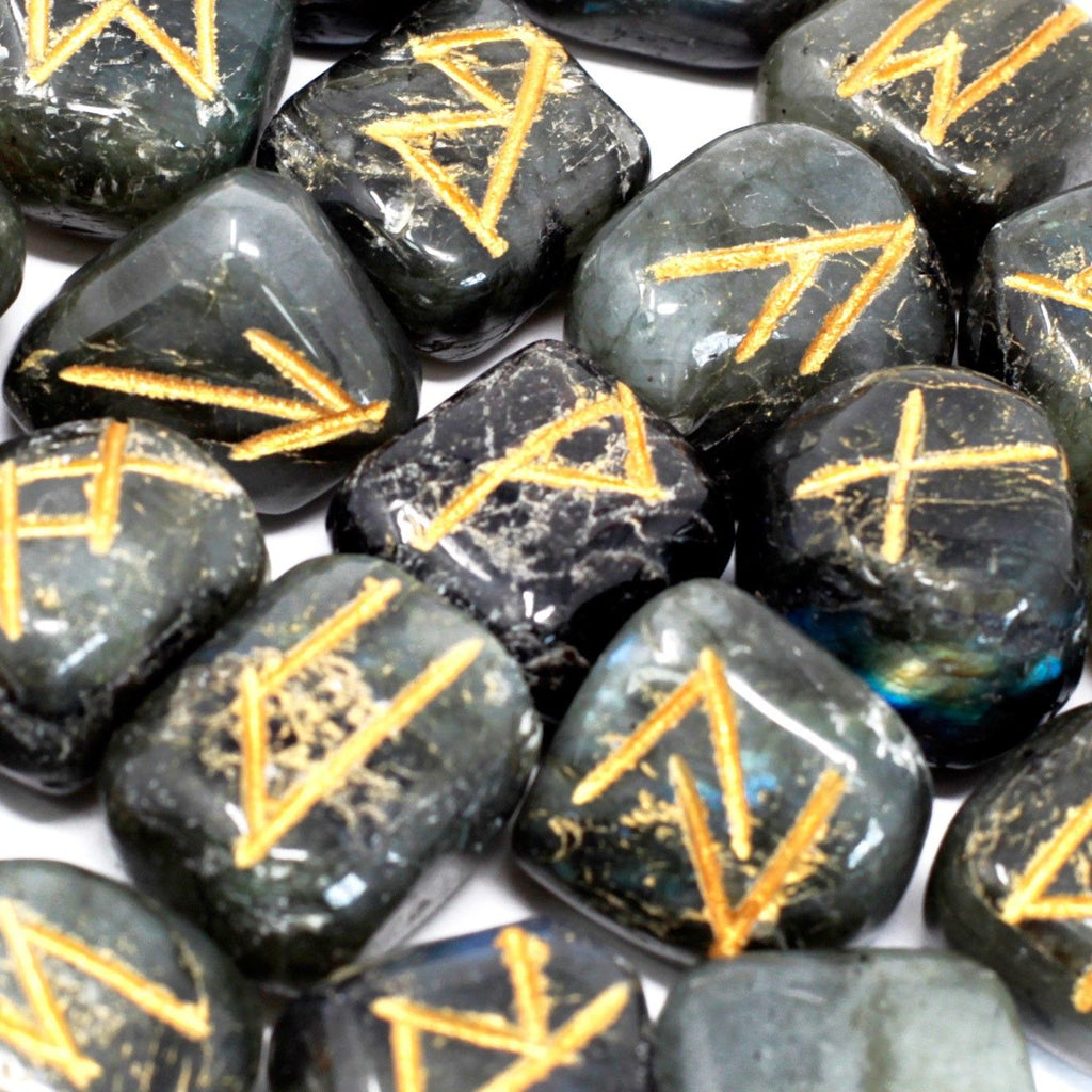 Set di Rune in Sacca - Labradorite