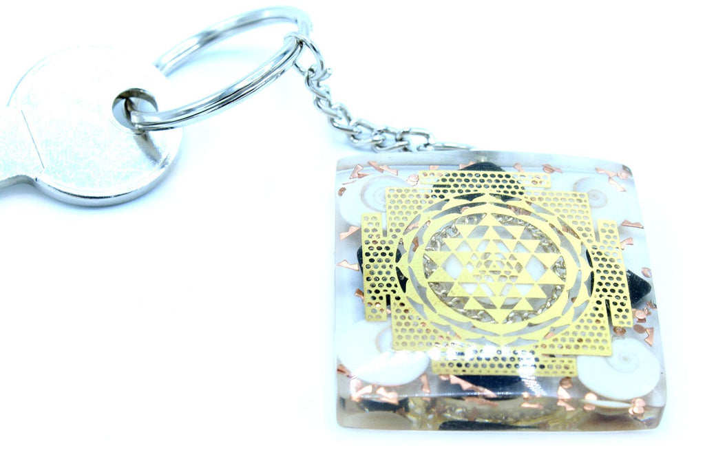 Portachiavi Orgonite Potere - Protezione Casa Tormalina