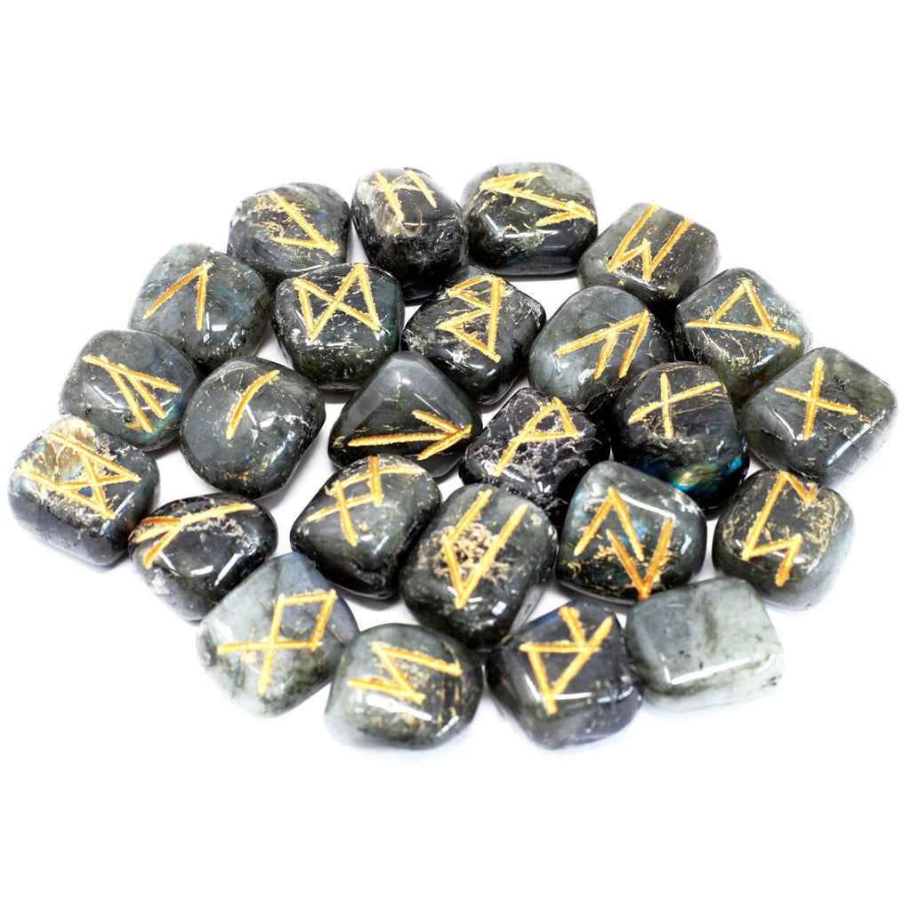 Set di Rune in Sacca - Labradorite