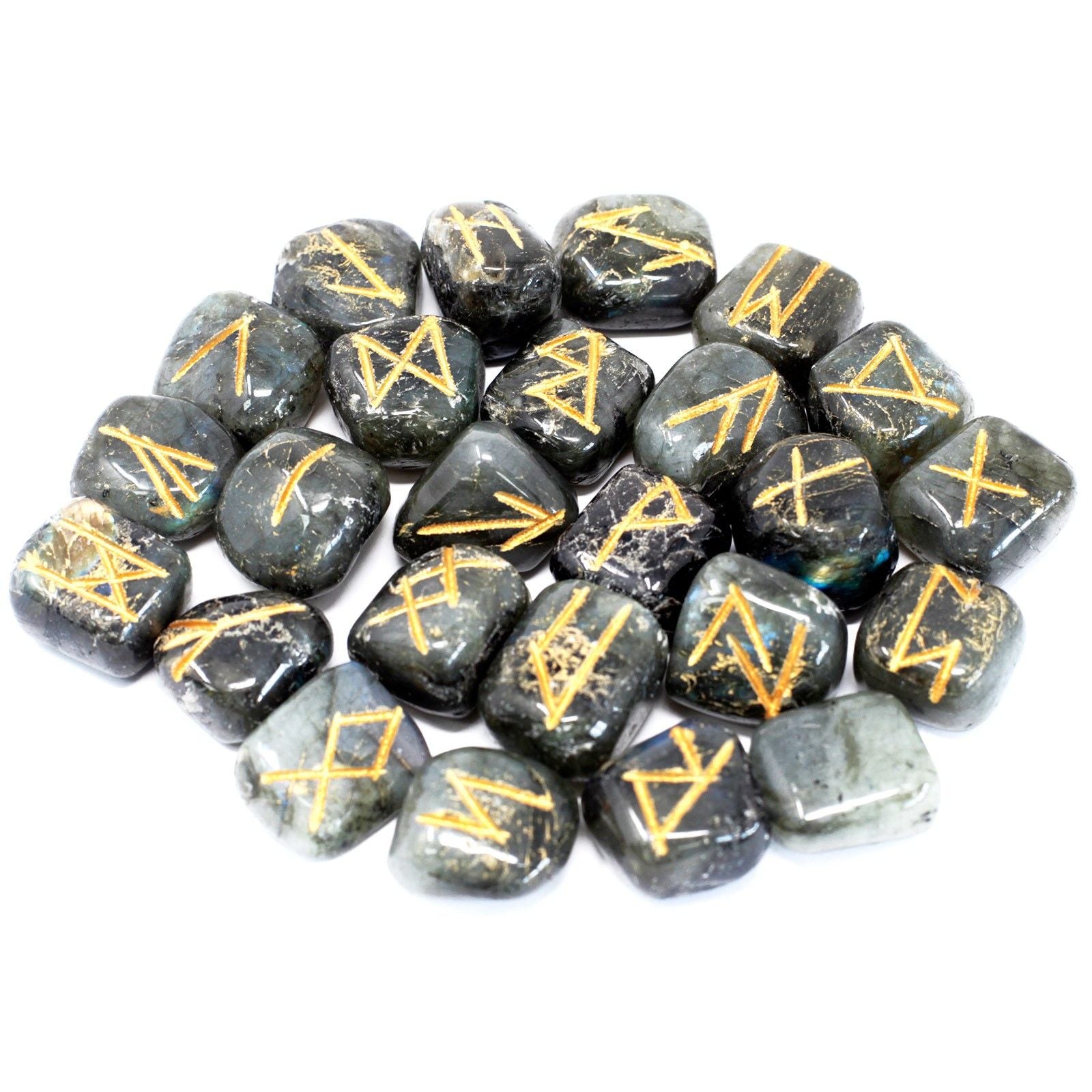 Set di Rune in Sacca - Labradorite