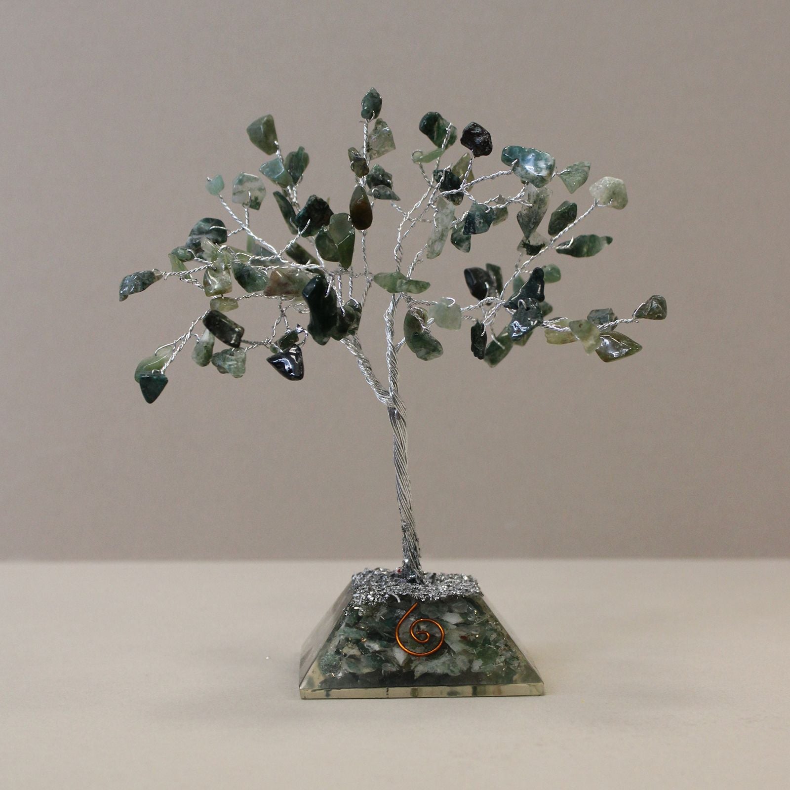 Albero di Gemme con Base Orgonite - A. Muschiata 80 Pietre
