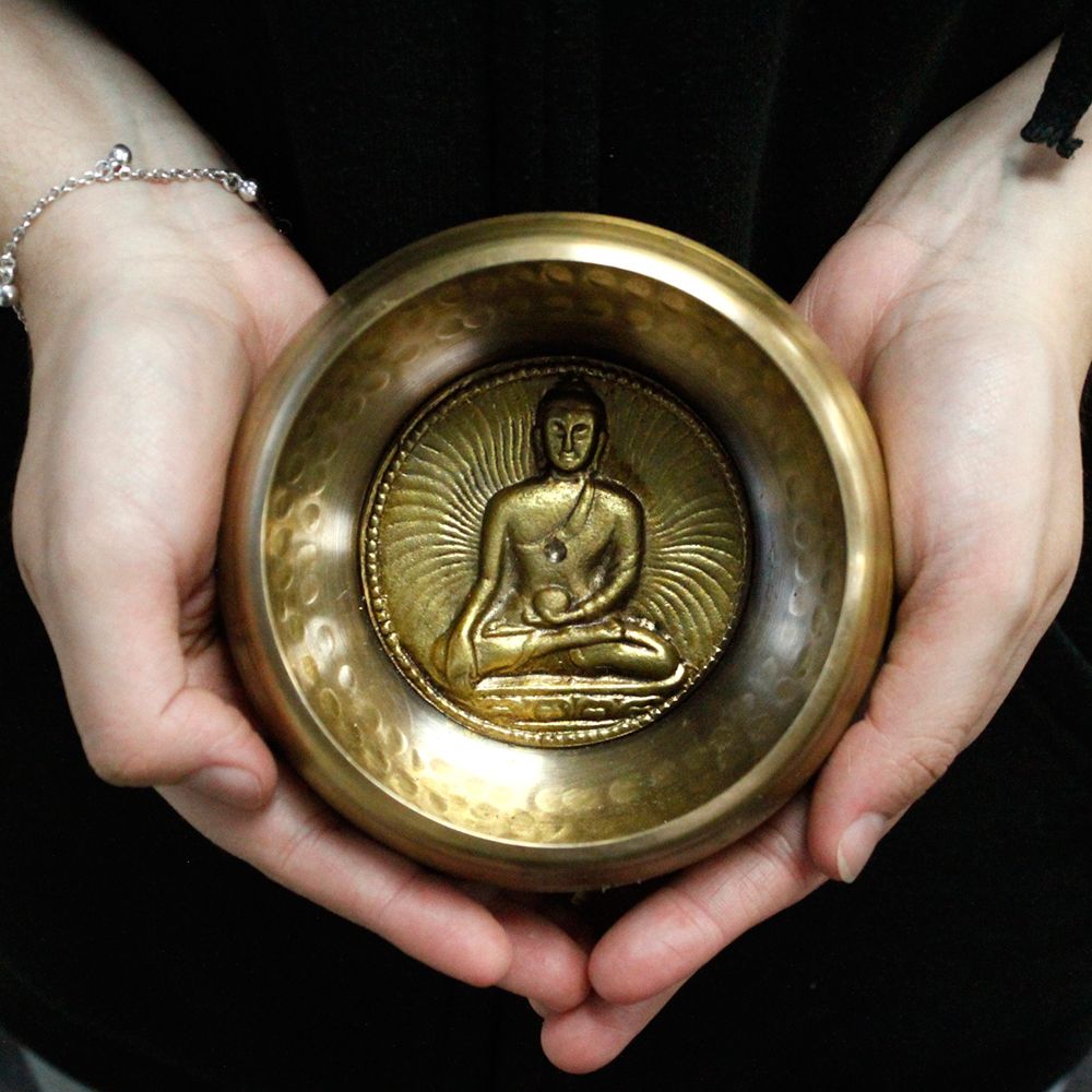 Set Campana Tibetana Buddha della Medicina 10cm