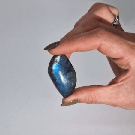 Foglia Labradorite Madagascar 45-55mm 1pezzo