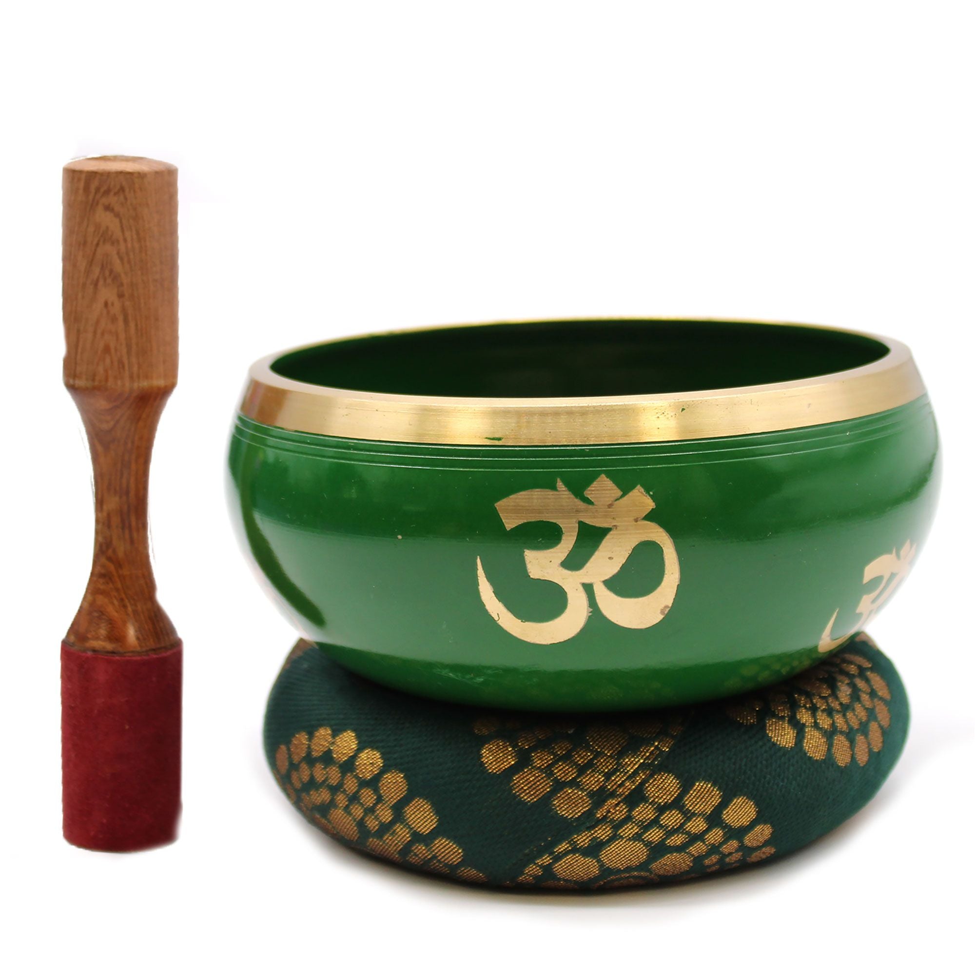 Set Campana Tibetana Albero della Vita 14cm Verde