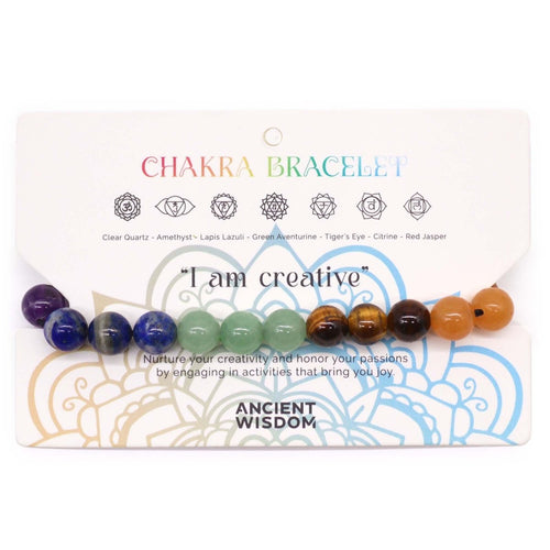 Bracciale Chakra String 21 Pietre 1pezzo - Aureth