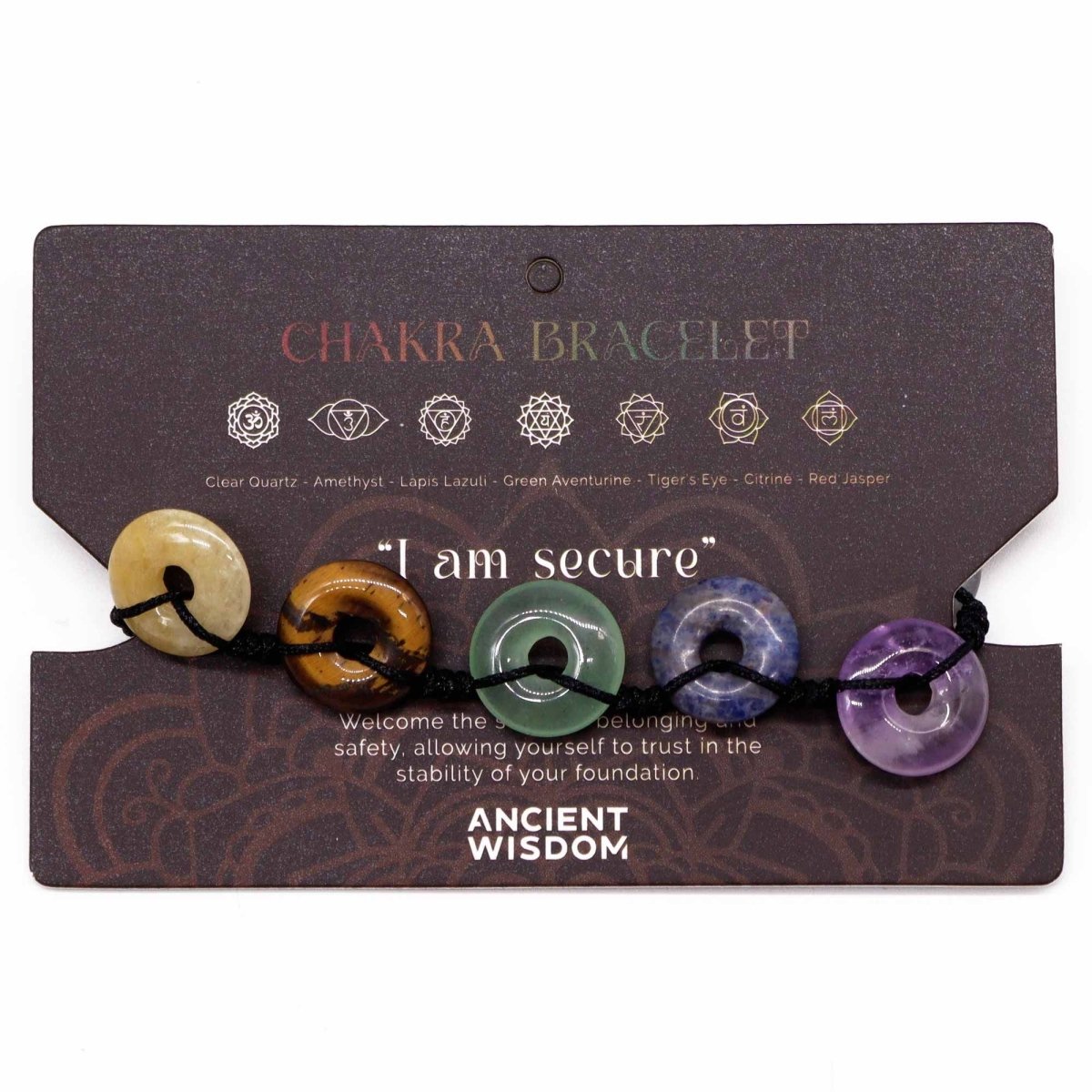 Bracciale Chakra String Dischi Grandi 1pezzo - Aureth