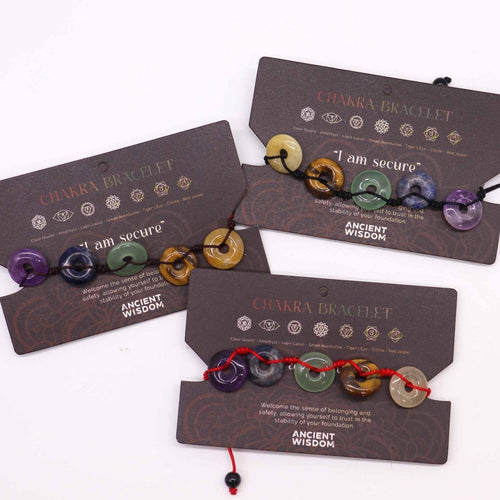 Bracciale Chakra String Dischi Grandi 1pezzo - Aureth