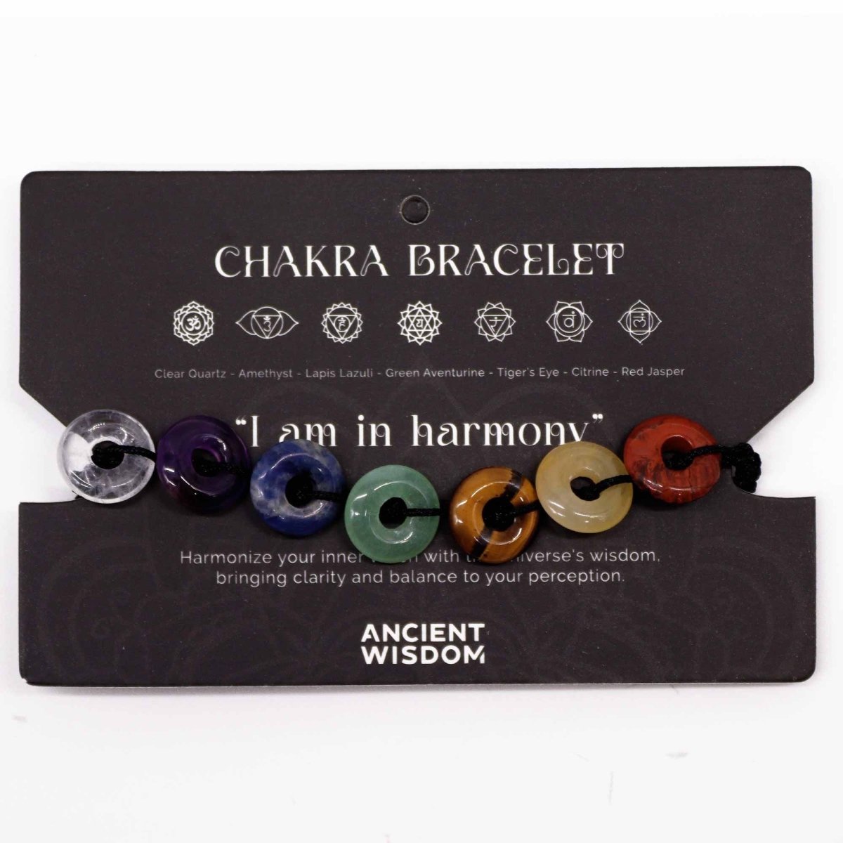 Bracciale Chakra String Mini Donuts 1 pezzo - Aureth