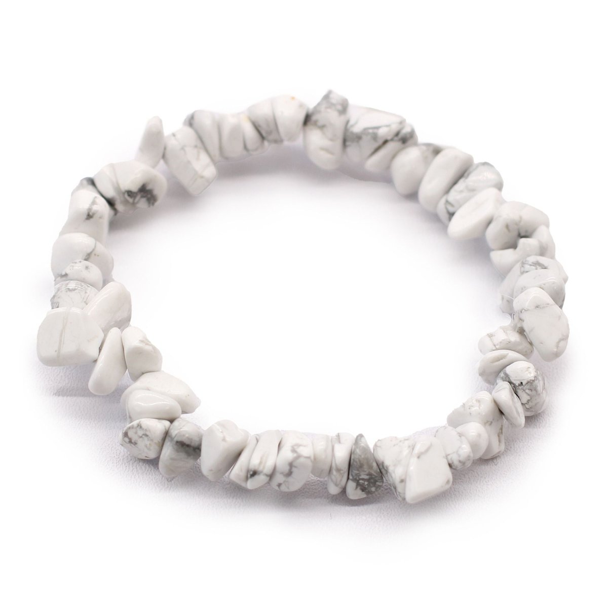 Bracciale Chipstone - Diaspro Bianco - Aureth
