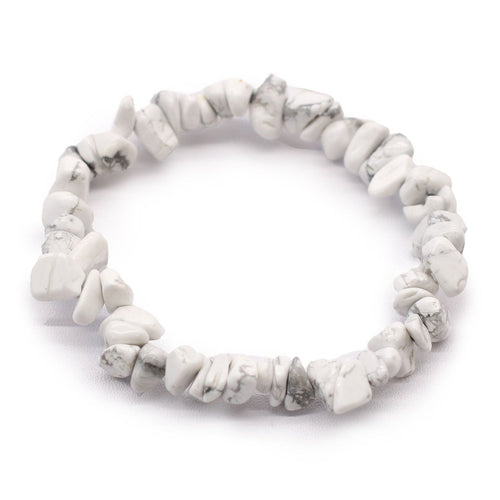 Bracciale Chipstone - Diaspro Bianco - Aureth