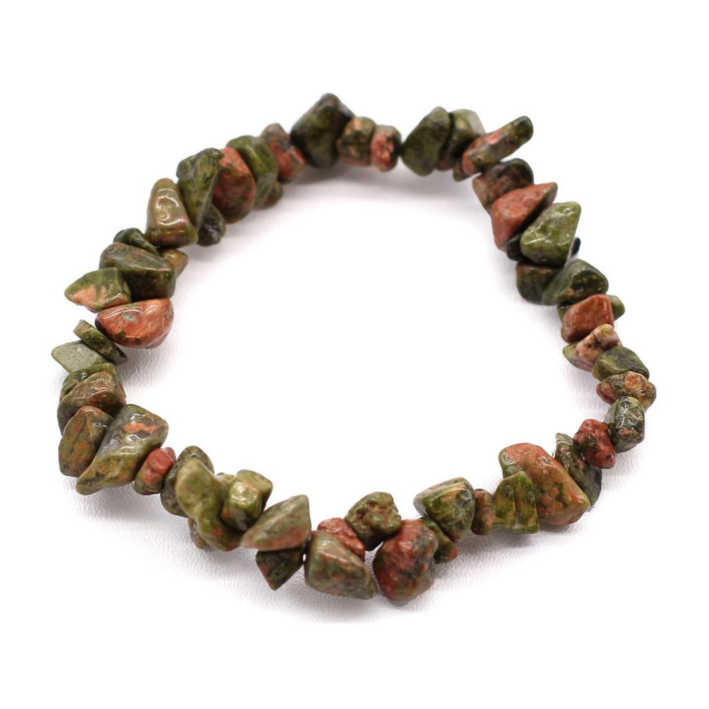 Bracciale Chipstone - Diaspro Verde - Aureth