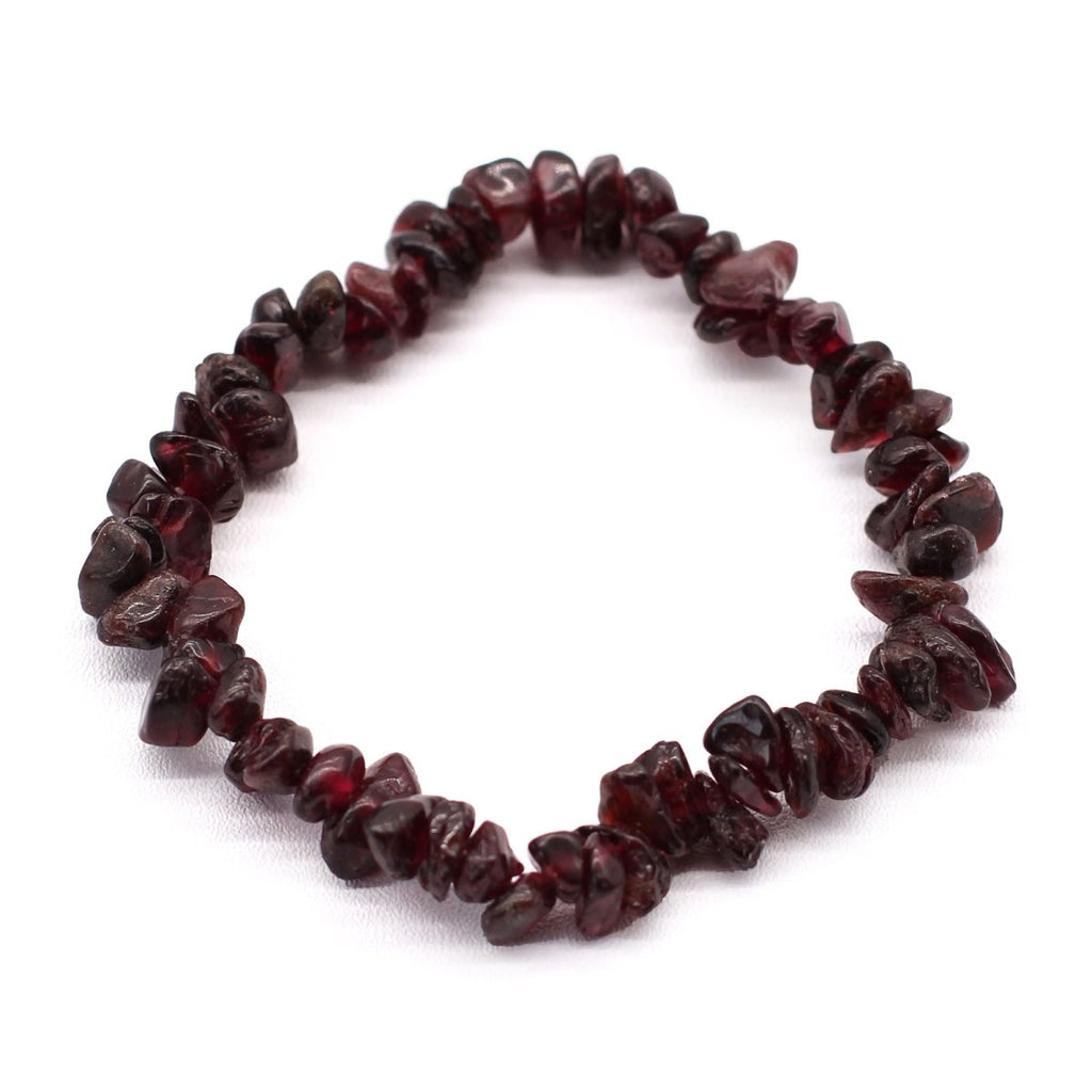 Bracciale Chipstone - Granato Rosso - Aureth