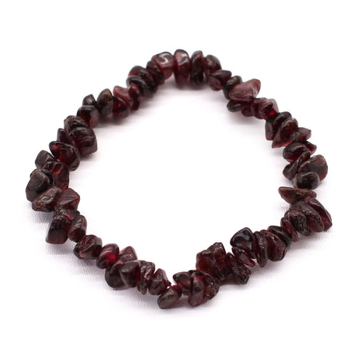 Bracciale Chipstone - Granato Rosso - Aureth