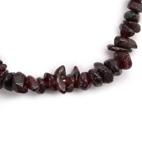 Bracciale Chipstone - Granato Rosso - Aureth