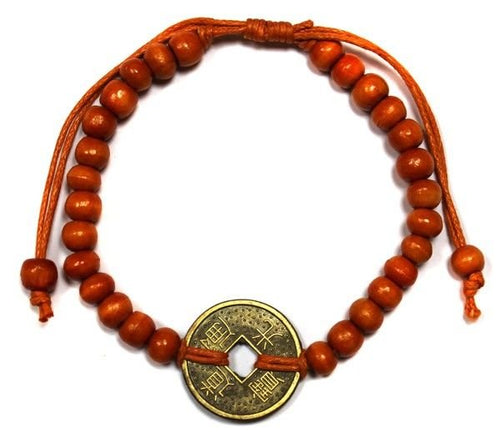 Bracciale Feng-Shui Portafortuna - Arancione - Aureth